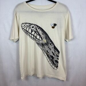 Newtone Brand Tee Starlight Viper Natural Women's Graphic Tee Size‎ 2 (L/XL) NWT